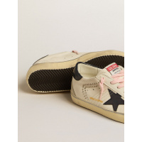 Golden Goose Super Star Ltd With Blue Leather Star And Decorative Studs