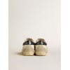 Женские кеды Golden Goose Super Star Ltd With Blue Leather Star And Decorative Studs