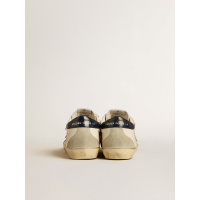 Golden Goose Super Star Ltd With Blue Leather Star And Decorative Studs