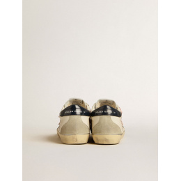 Golden Goose Super Star Ltd With Blue Leather Star And Decorative Studs