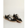 Женские кеды Golden Goose Ball Star In Black Suede With White Leather Star