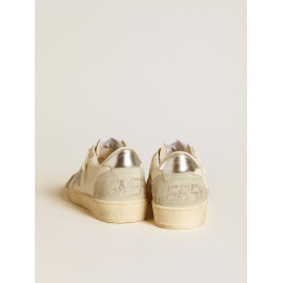Golden Goose Ball Star With Silver Swarovski Micro-Crystal Star And Metallic Silver Leather Heel Tab