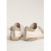 Мужские кеды Golden Goose Mens Super Star Sneakers in Grey Suede With Grey Star and Grey Heel Tab