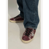 Женские кеды Golden Goose Super Star Suede Burgundy