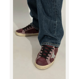 Golden Goose Super Star Suede Burgundy