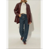 Женские кеды Golden Goose Super Star Suede Burgundy