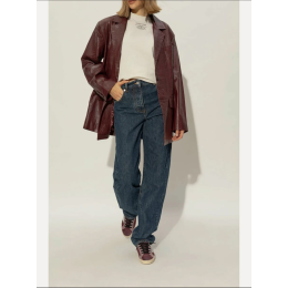Golden Goose Super Star Suede Burgundy