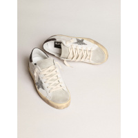 Golden Goose Super Star Wmns White Silver Black Glitter
