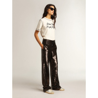 Golden Goose Super Star Wmns White Silver Black Glitter