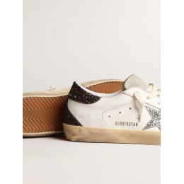 Golden Goose Super Star Wmns White Silver Black Glitter