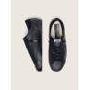 Мужские кеды Golden Goose Mens Super Star in Black Leather With Black Sole
