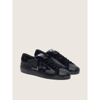 Golden Goose Mens Super Star in Black Leather With Black Sole