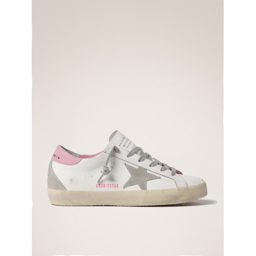 Женские кеды Golden Goose Super Star Wmns White Pink