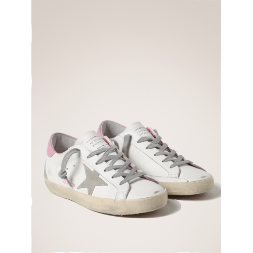 Женские кеды Golden Goose Super Star Wmns White Pink