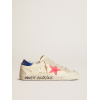 Женские кеды Golden Goose Super Star Suede Star And Metallic Leather Heel Tab