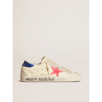 Golden Goose Super Star Suede Star And Metallic Leather Heel Tab