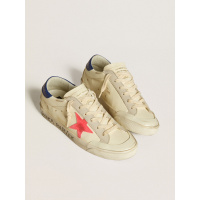 Golden Goose Super Star Suede Star And Metallic Leather Heel Tab