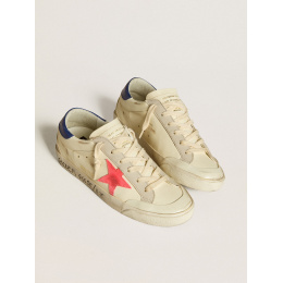 Golden Goose Super Star Suede Star And Metallic Leather Heel Tab
