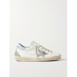 Golden Goose Super Star Sky Blue Heel Tab