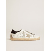 Женские кеды Golden Goose Super Star Black Heel Tab And Metal Stud Lettering