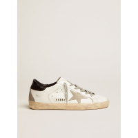 Golden Goose Super Star Black Heel Tab And Metal Stud Lettering