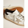 Женские кеды Golden Goose Super Star Black Heel Tab And Metal Stud Lettering