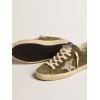 Женские кеды Golden Goose Super Star Suede Pistachio