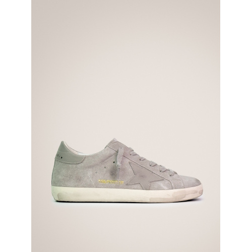 Женские кеды Golden Goose Super Star Suede Gray