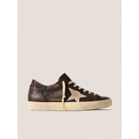 Golden Goose Super Star Brown Croco-Print