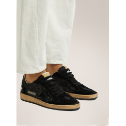 Golden Goose Ball Star Glitter Black
