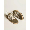 Женские кеды Golden Goose Ball Star Suede Khaki