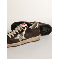 Golden Goose Ball Star Suede Brown