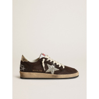 Golden Goose Ball Star Suede Brown