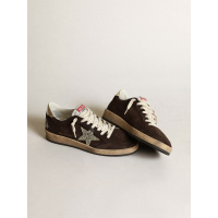 Golden Goose Ball Star Suede Brown
