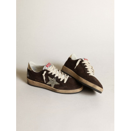Golden Goose Ball Star Suede Brown