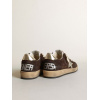 Женские кеды Golden Goose Ball Star Suede Brown