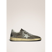 Golden Goose Mens Ball Star Grey Cream