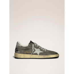 Golden Goose Mens Ball Star Grey Cream