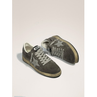 Golden Goose Mens Ball Star Grey Cream