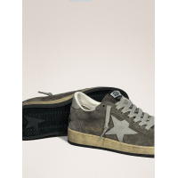 Golden Goose Mens Ball Star Grey Cream