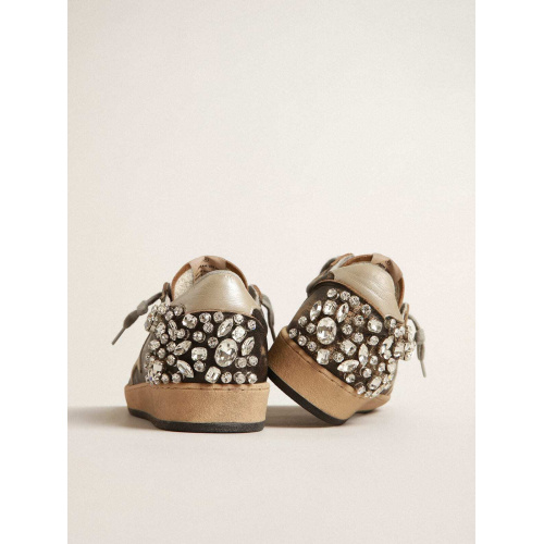 Женские кеды Golden Goose Ball Star Crystals Decoration
