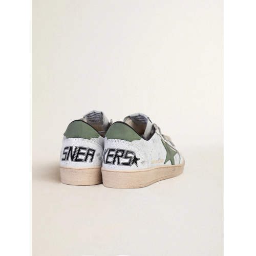 Мужские кеды Golden Goose Mens Ball Star Green Star