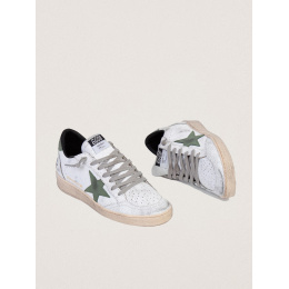 Golden Goose Mens Ball Star Green Star