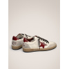 Мужские кеды Golden Goose Mens Ball Star Burgundy Croco Star