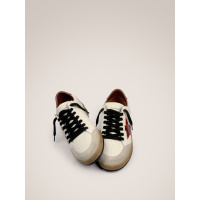 Golden Goose Mens Ball Star Burgundy Croco Star