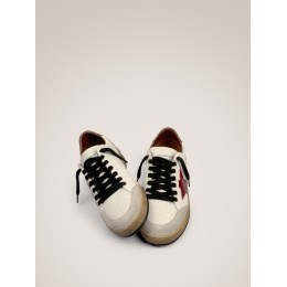 Golden Goose Mens Ball Star Burgundy Croco Star
