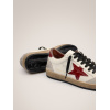 Мужские кеды Golden Goose Mens Ball Star Burgundy Croco Star