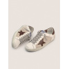 Мужские кеды Golden Goose Mens Super Star Brown Star