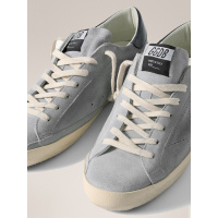 Golden Goose Mens Super Star Suede Blue