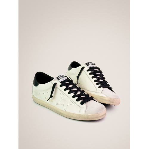 Мужские кеды Golden Goose Mens Super Star Perforated Star